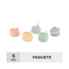 Pack Completo 5 Velas Aromáticas Macaron - 5 Aromas Incluidos - Image 2