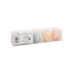 Pack Completo 5 Velas Aromáticas Macaron - 5 Aromas Incluidos